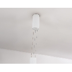 Подвесной светодиодный светильник Ambrella light FL5844/1+3 WH белый 40W 3000K/4200K/6400K D600*1200 (без ПДУ), фото8
