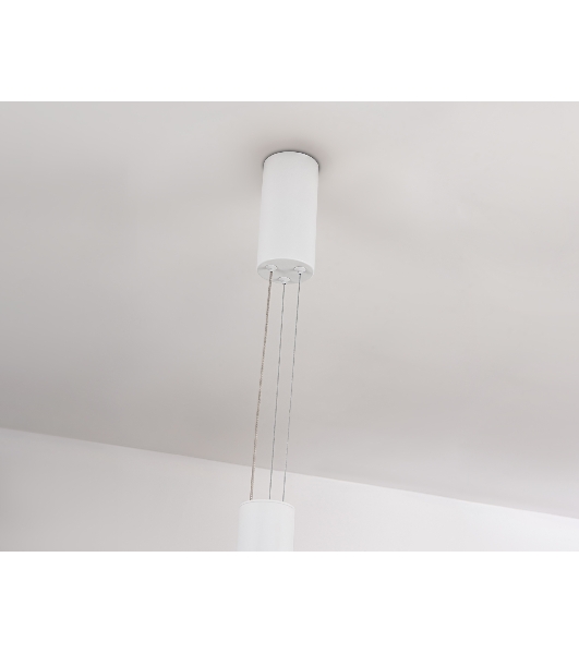 Подвесной светодиодный светильник Ambrella light FL5844/1+3 WH белый 40W 3000K/4200K/6400K D600*1200 (без ПДУ)