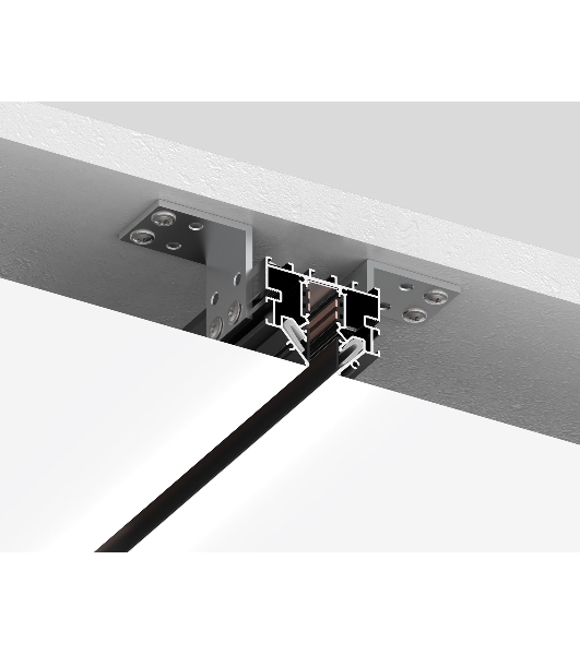 Шинопровод GL1950 BK черный IP20 48V 3000*50*43