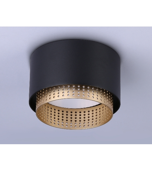 Светильник Ambrella light TN71275 BK/GD черный/золото GX53 max 12W D95*62