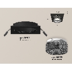 Комплект встраиваемого светильника Ambrella light XC6521041 SBK/BK черный песок/тонированный MR16 GU5.3 (C6521, N6151), фото 1