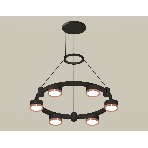 Светильник Ambrella light XR92051103/6 SBK/PPG черный песок/золото розовое полированное GX53 (A9205, C9232, N8126), фото3