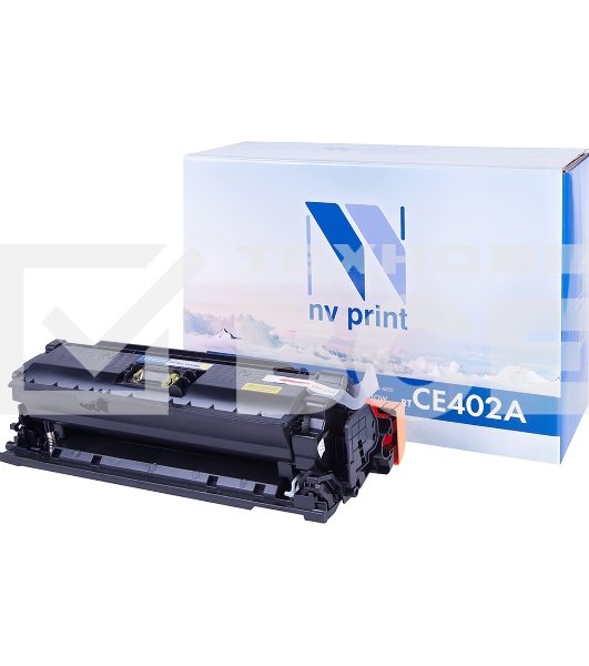 Картридж лазерный NV Print совместимый HP CE402A Yellow для CLJ Color M551 (6000k)
