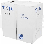 Кабель информационный Lanmaster TWT-5EFTP кат.5е SF/UTP общий экран в оплётке 4X2X24AWG PVC внутренний 305м серый, фото2