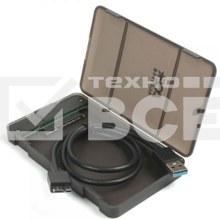 Внешний корпус для HDD/SSD AgeStar 31UBCP3 SATA пластик черный 2.5