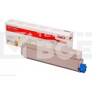 Картридж лазерный Oki МС873 10K (yellow)