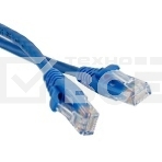 Кабель Патч-корд Lanmaster UTP LAN-PC45/U5E-1.0-BL вилка RJ-45-вилка RJ-45 кат.5е 1м синий LSZH (уп.:1шт), фото2
