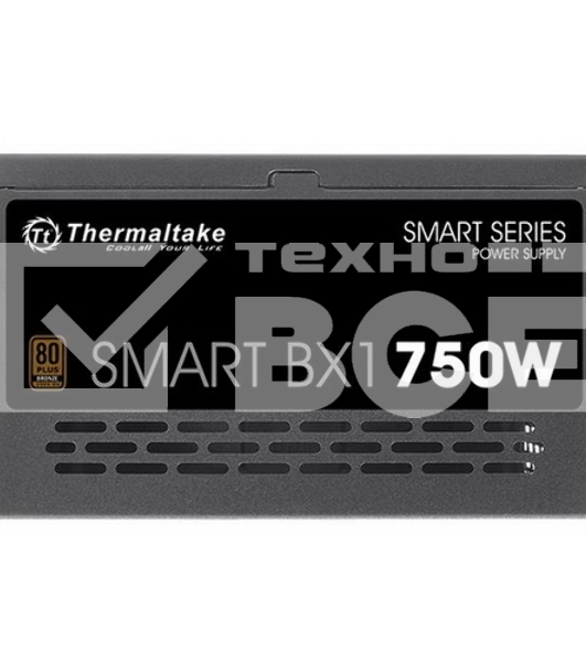 Блок питания Thermaltake Smart BX1 RTL (PS-SPD-0750NNSABE-1), 750Вт, 80 PLUS Bronze, 120мм, черный