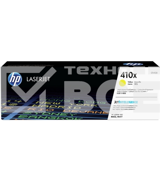 Тонер Картридж HP 410X CF412X желтый для HP LJ Pro M452/M477 (5000стр.)