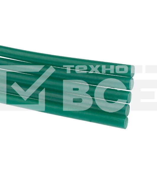 Клеевые стержни Rexant, Ø7 мм, 100 мм, зеленые, 6 шт., блистер