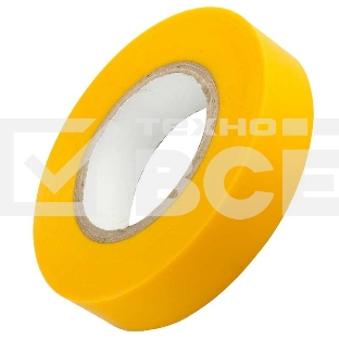 Изолента ПВХ 15мм (рул.20м) OIT-B15-20/Y желт. ОНЛАЙТ 71679