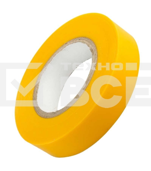 Изолента ПВХ 15мм (рул.20м) OIT-B15-20/Y желт. ОНЛАЙТ 71679