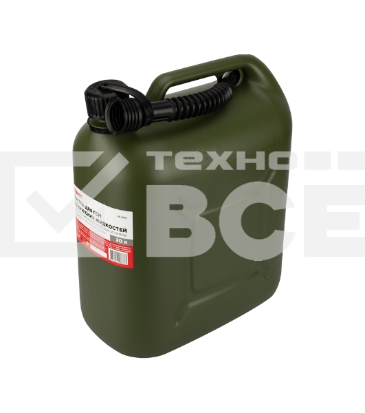 Канистра Rexant для ГСМ и технических жидкостей, вертикальная 20 л, пластиковая, усиленная