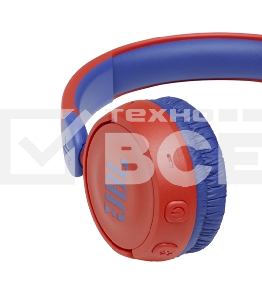 Наушники детские JBL JR 310BT (накладные), красный