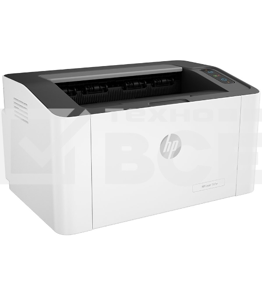 Принтер лазерный HP Laser 107w (4ZB78A), A4, ч/б, печ. 20 стр./ мин., 1200 x 1200 dpi, USB, Wi-Fi, Air Print, Mopria