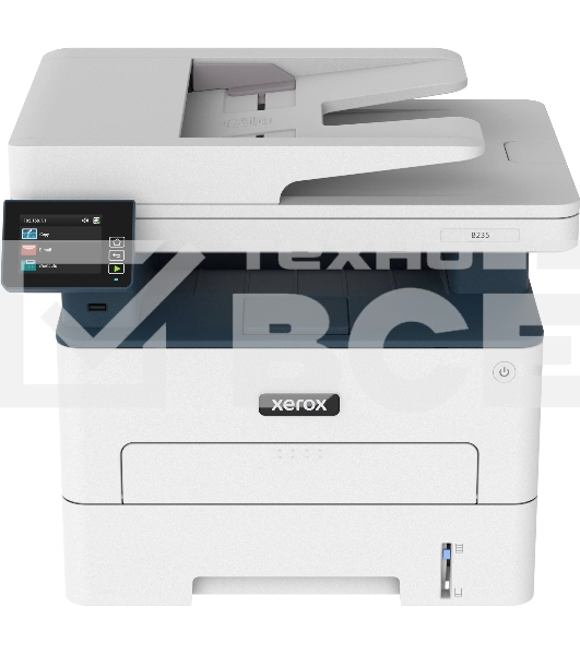 МФУ лазерный Xerox B235 (B235V_DNI), A4, ч/б, печ. до 34 стр/мин., скан. до 23 стр/мин., 600x600dpi, Wi-Fi, USB, Ethernet