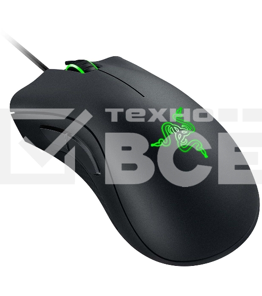 Мышь проводная Razer DeathAdder Essential черный, 6400 dpi, USB, кнопки - 5