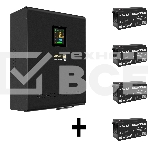 Комплект Источник бесперебойного питания EX296003RUS + батарея 150Aч EX282990RUS 4шт ExeGate FineSine SX-3000.LCD.AVR.2SH.T + батарея ExeGate DT 12150 (12В, 150Ач) 4шт, фото10