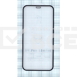 Защитное стекло 6D для Apple iPhone 12 mini черный