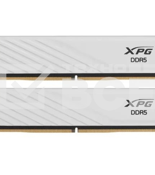 Оперативная память XPG Lancer Blade, DDR5, 32GB (2x16GB), 6000MHz, CL30, с радиаторами, белый
