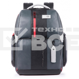 Рюкзак Piquadro Urban CA4532UB00/GRN серый/черный натур.кожа