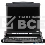 Квм консоль ATEN DUAL RAIL LCD PS/2-USB CONSOLE 19INCH (CL5800NR)., фото4