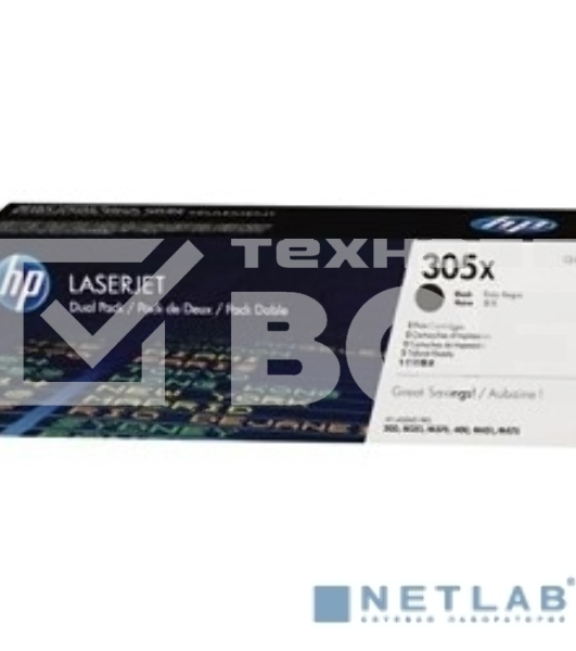 Картридж лазерный HP CE410XD черный двойная упаковка для CLJ Pro 300 Color M351/Pro 400 Color M451/Pro 300 Color MFP M375/Pro 400 Color MFP M475 2 х 4000 стр.