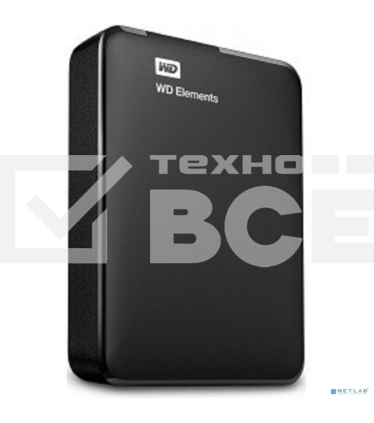 Внешний жесткий диск Western Digital Elements Portable WDBU6Y0040BBK-WESN 4ТБ 2,5