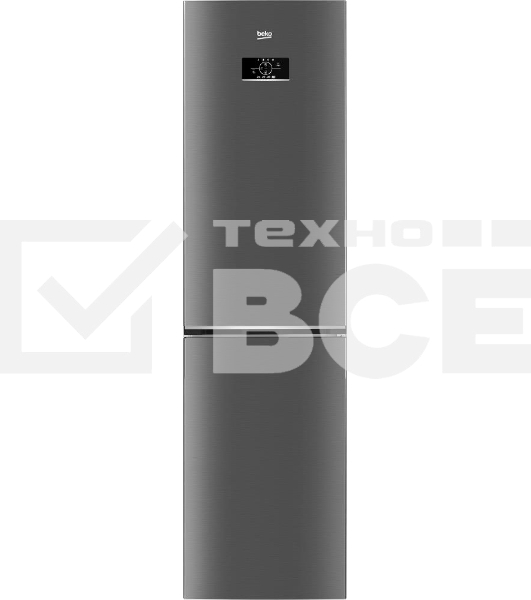 Холодильник Beko B3R0CNK332HX серебристый двухкамерный 200/100л морозилка снизу No Frost