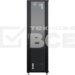 Шкаф серверный NTSS Премиум (NTSS-R42U80100GS-BL) напольный 42U 800x1000мм пер.дв.стекл металл 900кг черный 910мм 160кг 1987мм IP20 сталь, фото2