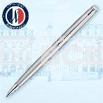 Ручка шариковая Waterman Hemisphere (CWS0920470) Steel CT M син. черн. подар.кор., фото3