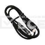 Кабель USB2.0 Cablexpert ССP-USB2.0-240W-1M Type-C/Type-C, 5А, 240Вт, PD3.1/QC4.0, медь, алюминиевые коннекторы, оплетка, 1м, черный, пакет, фото3