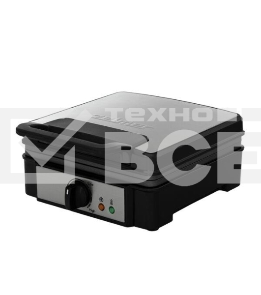 Вафельница Zelmer ZWM0012 1400 Вт, черный/серебристый