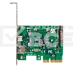 Контроллер ExeGate EXE-320-1A1C (PCI-E x4 v3.0, USB3.2 Gen2 1xType-A + 1xType-C ext., SuperSpeed+ скорость до 10 Гбит/с, разъем доп.питания, ASMedia Chipset ASM1142), фото4