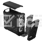 Корпус Fractal Design Torrent Black RGb TG Light Tint / E-ATX, TG, 2x3.5, 4x2.5, 7xPCI, 1xUSB-C, 2xUSB3.0 / 2x180mm, 3x140mm ARGb fans inc. / FD-C-TOR1A-04, фото10