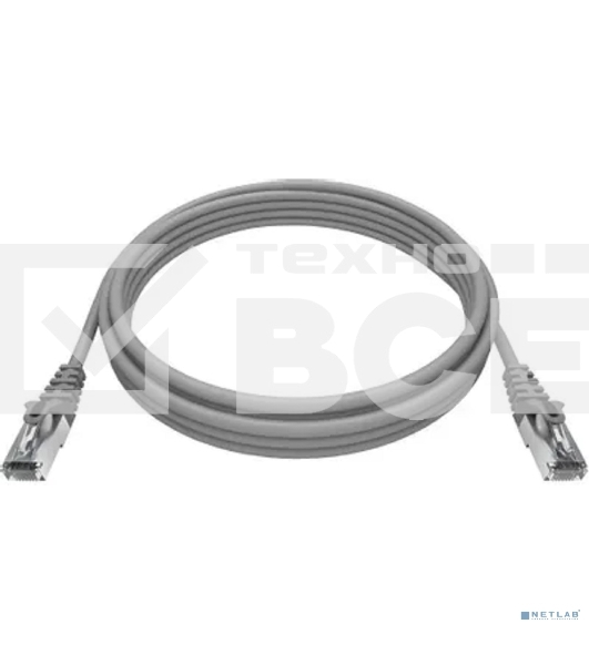 Патч-корд NTSS NTSS-PC-FTP-RJ45-5e-1.5-LSZH-GY NTSS-PC-FTP-RJ45-5E-1.5-LSZH FTP RJ-45 вил.-вилка RJ-45 кат.5E 1.5м серый LSZH (уп.:1шт) 26AWG