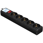 Сетевой фильтр PowerCube, PC 3м, 5р, черный граф. 10А, UPS(C14), SPG5-B3, фото7