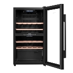 Винный шкаф Maunfeld MFWC-85D28 черный, 80 л, 2 отсека, 28 бут., класс G, фото9