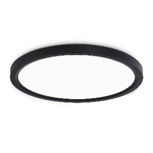 Светильник светодиодный ультратонкий Ambrella light FZ1908 BK черный IP54 35W 3000K-6500K CCT-переключатель D450*25 (Без ПДУ)