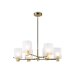 Люстра Ambrella light LH57031/6 BS/SM латунь/дымчатый E14/6 max 40W D690*690, фото8