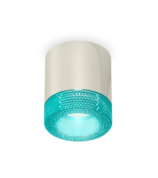 Светильник Ambrella Light XS7405005 PSL/BL серебро полированное/голубой MR16 GU5.3 (C7405, N7194)