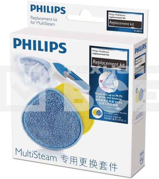 Насадки для паровых очистителей Philips Насадки для паровых очистителей Philips/ Сменные насадки из микрофибры для паровых очистителей FC7008, FC7012