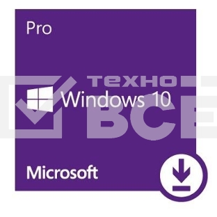 ПО Microsoft Windows 10 Professional, лицензия на 1ПК / бессрочная, электронный ключ, 32-bit/64-bit All Lng PK Lic Online DwnLd NR (FQC-09131) (Электронный ключ)