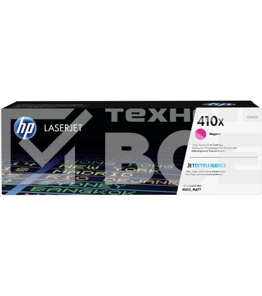 Тонер Картридж HP 410X CF413X пурпурный для HP LJ Pro M452/M477 (5000стр.)