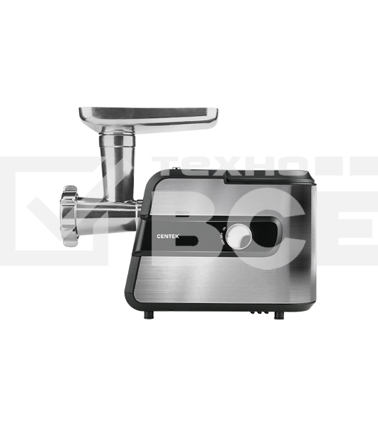 Мясорубка Centek CT-1623 <2000 Bт> 2 кг/мин, реверс, стальной коннектор, 2 диска, 2 насадки