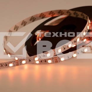 Лента LED открытая, 10 мм, IP23, SMD 5050, 60 LED/m, 12 V, цвет свечения RGB