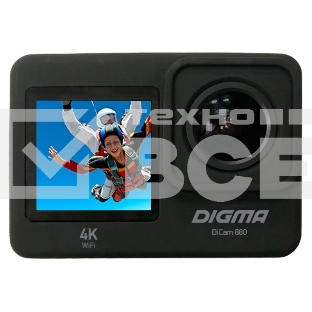 Экшн-камера Digma DiCam 880 черный