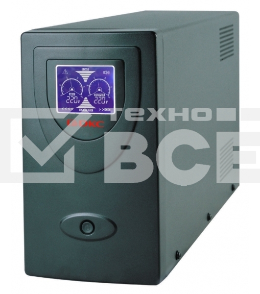 Источник бесперебойного питания ИБП Info LCD 2000В.А IEC (2) Schuko (2) USB + RJ45 DKC INFOLCD2000SI