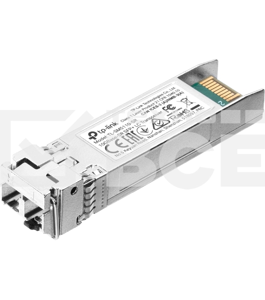 Трансивер TP-Link 10G SFP+ Module,  LC connector, 50/125um or 62.5/125um Multi-mode, 850nm wavelength, distance up to 300m.