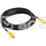 Кабель Greenconnect Кабель 1.5m v1.4 HDMI M/M черный, желтые коннекторы, OD7.3mm, 30/30 AWG, позолоченные контакты, Ethernet 10.2 Гбит/с, 3D, 4K , экран (GCR-HM340-1.5m), фото4